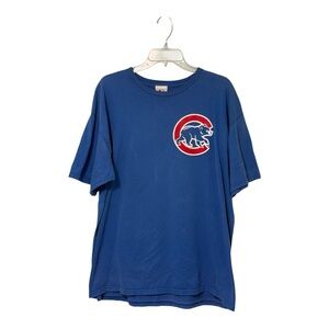 Majestic Chicago CUBS Castro #13 Mens XL Blue Short Sleeve Crew Neck T-Shirt
